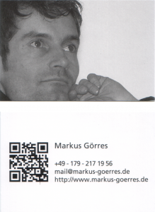 Visitenkarte Markus Görres